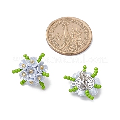 Серьги-гвоздики в форме цветка из нержавеющей стали 304&nbsp;EJEW-MZ00457