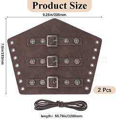 Браслеты из искусственной кожи AJEW-WH20033-034B