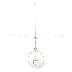 Латунные большие подвесные украшения&nbsp;LS-HJEW-M005-03G-03