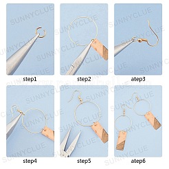 Комплекты для изготовления сережек DIY-SC0013-09