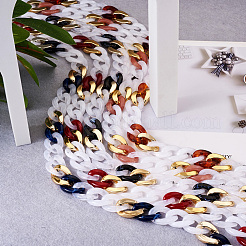 Прозрачная акриловая цепочка ручной работы AJEW-TA0001-10