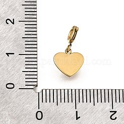 Подвесные украшения из нержавеющей стали 304 в форме сердца STAS-H202-29G