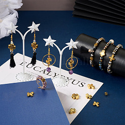 100 шт. 10 бусины из цинкового сплава в тибетском стиле FIND-CD0001-38