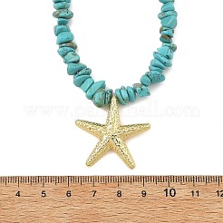 Collana da donna con ciondolo a forma di animali marini in ottone&nbsp;NJEW-JN06424-01