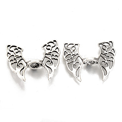 Сплавочные овальные бусины тибетского стиля  PALLOY-R134-10-RS