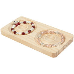 Бук деревянный ювелирный браслет кольцо дисплей держатель поднос&nbsp;ODIS-WH0010-02J-01