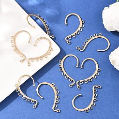 Accessoires de manchette d'oreille en alliage&nbsp;LS-PALLOY-N176-09KCG
