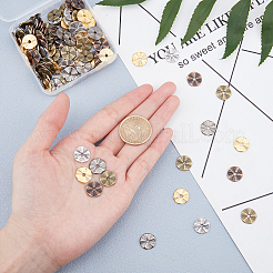 Сплавочные овальные бусины тибетского стиля  PALLOY-FH0001-22