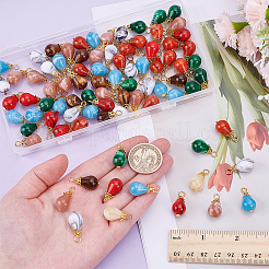 100шт. Акриловые подвески с имитацией драгоценных камней PALLOY-AR00039