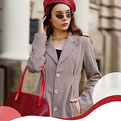 Искусственная кожа пришить ручки сумки FIND-WH0290-23D