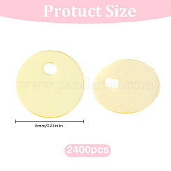 2400 Stück PVC-Pailletten-Anhänger&nbsp;FIND-HY0005-24A