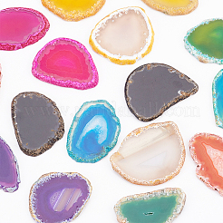 Кабошоны из натурального необработанного агата&nbsp;G-OC0001-52