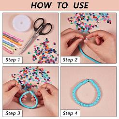 35 нить 35 стилейные бусины из полимерной глины ручной работы CLAY-SZ0001-78