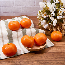 Decoraciones de exhibición de plástico naranja&nbsp;DJEW-CN0001-47C