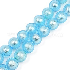 Стеклянные бусины&nbsp;FOIL-F002-01B