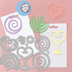 Трафареты для резки кофе из углеродистой стали DIY-WH0309-1539