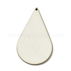 Большие подвески из осины с принтом на тему американского флага WOOD-G014-12