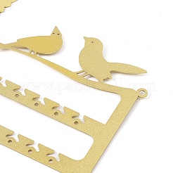 Rettangolo con espositore per gioielli montato a parete in ferro per uccelli&nbsp;ODIS-Q042-05G