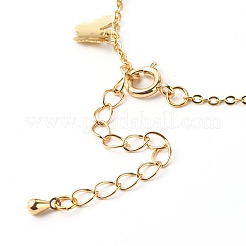 Fabricación de pulseras de cadenas de latón&nbsp;AJEW-JB01074