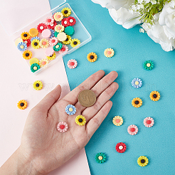 Кабошоны из непрозрачной смолы&nbsp;CRES-PH0001-03