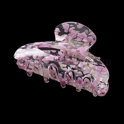 Transparente Haarspangen aus Acryl mit Blumenmuster&nbsp;PW23031332736