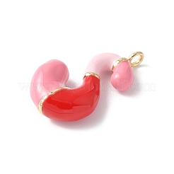 Ciondoli smaltato in ottone&nbsp;KK-E093-03G-S-01