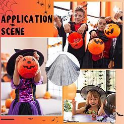 Полиэстеровая сетчатая ткань на тему Хэллоуина DIY-WH0308-684