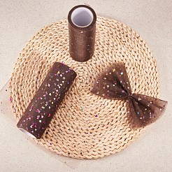 Nastri a rete decorati con paillettes glitterate a cuore&nbsp;OCOR-BC0007-26