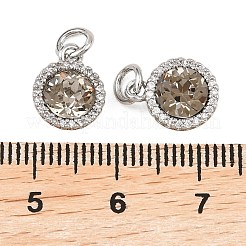 Латунные микро проложить кубического циркония подвески&nbsp;KK-H538-03P