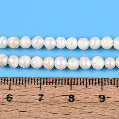 Нити из натурального культивированного пресноводного жемчуга PEAR-N013-04F