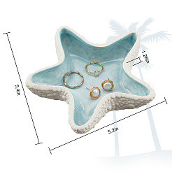 Фарфоровый поднос для украшений DJEW-WH0009-27