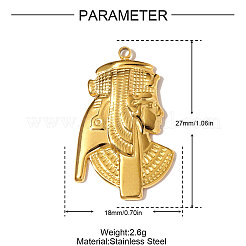 Подвески из нержавеющей стали 304&nbsp;STAS-OY008-37G