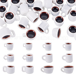 24шт 6 стиля смоляной кукольный домик миниатюрный кофе DIY-TA0012-81