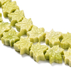 Резные бусины из синтетического коралла BSHE-H114-02A