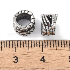 Европейские бусины из хирургической нержавеющей стали 316 STAS-P362-08AS-01