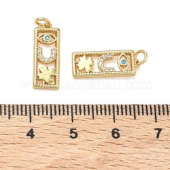 Латунные микро проложить кубического циркония подвески&nbsp;KK-A291-14G