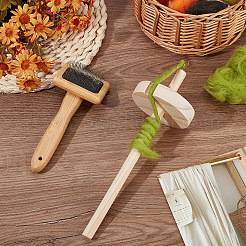 1 шт. деревянная ручка с металлическим штифтом TOOL-OC0001-88