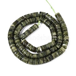 Натуральные китайские бусины из южного нефрита G-T142-6mm-10