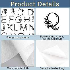 Эскиз водорастворимого средства для вышивания ПВА DIY-WH0514-005