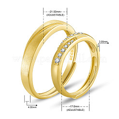 Популярные регулируемые парные кольца из стерлингового серебра 925 пробы JR245C