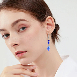 250шт стеклянные круглые бусины&nbsp;GLAA-SP0001-49B