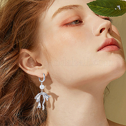 10 шт. латунные серьги-кольца KK-BBC0013-88