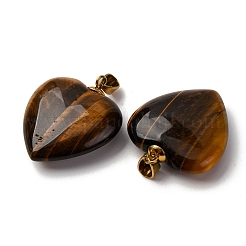 Природных тигровый глаз подвески&nbsp;G-G287-01G-06