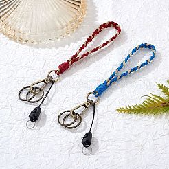 Брелок на запястье в стиле бохо макраме KEYC-SW00004-07
