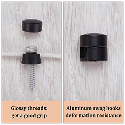 Алюминиевые зажимы для управления кабелем AJEW-WH0502-14B