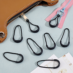 50 Stück PVC-Reißverschlussschieber&nbsp;DIY-AR0005-19