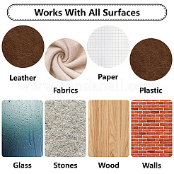 Акриловая серьга ручной работы шаблон DIY-WH0359-071