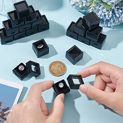 Кубические пластиковые коробки для хранения бриллиантов&nbsp;LS-CON-WH0095-49B