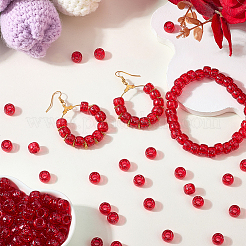 500 шт. прозрачные пластиковые бусины&nbsp;KY-SP0001-54E