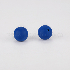 Perles focales rondes en silicone&nbsp;SI-JX0046A-50